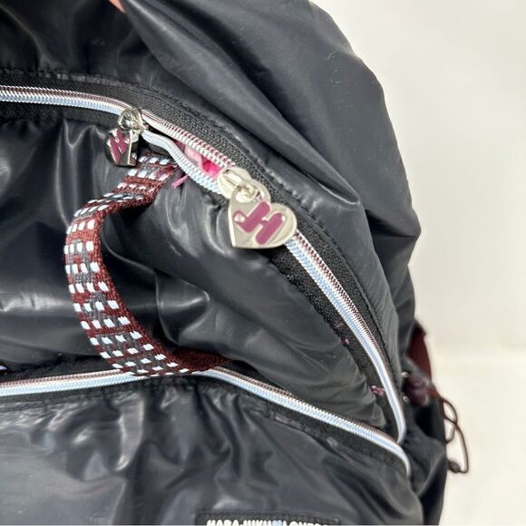 Harajuku Lovers Backpack Grey Nylon Rare - Picture 4 of 9